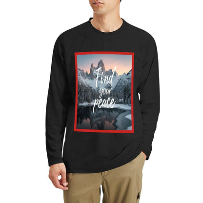 Men's CrewNeck Long Sleeve T-shirt