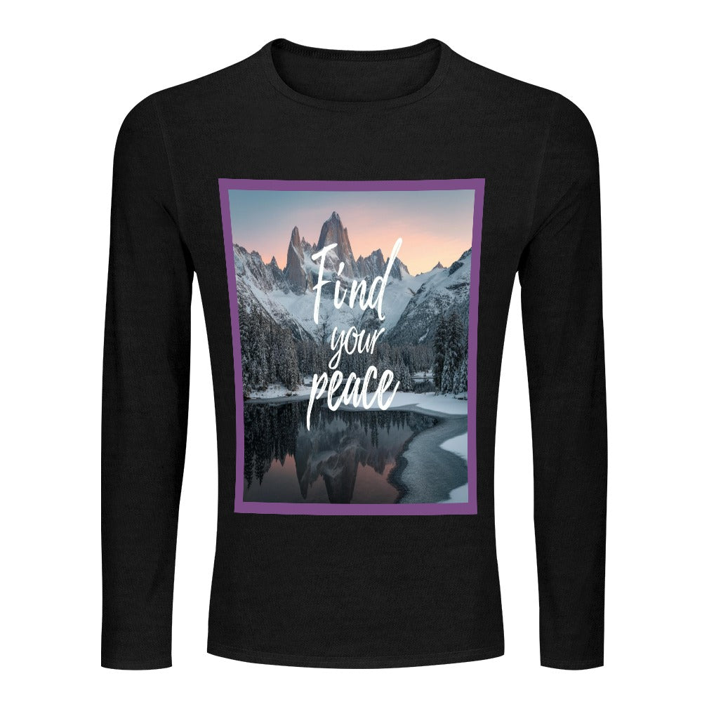 Men's CrewNeck Long Sleeve T-shirt