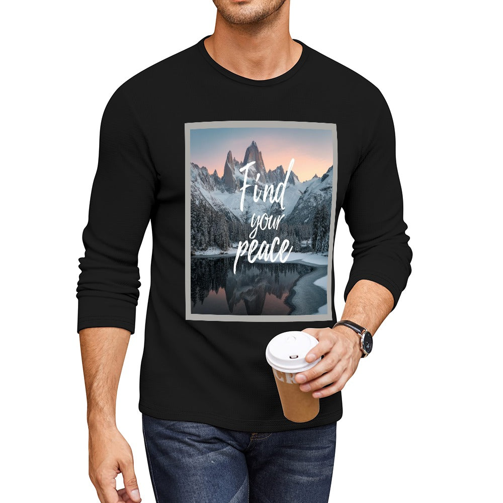 Men's CrewNeck Long Sleeve T-shirt