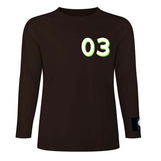 Pure cotton long sleeved T-shirt