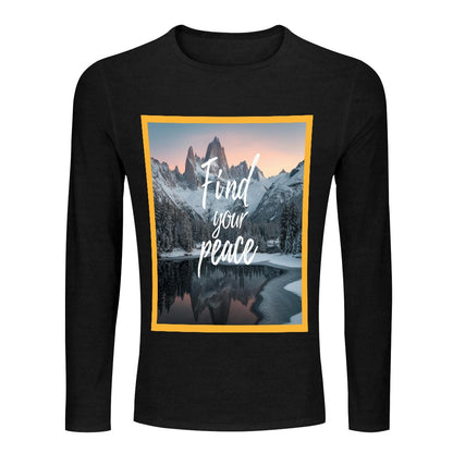 Men's CrewNeck Long Sleeve T-shirt