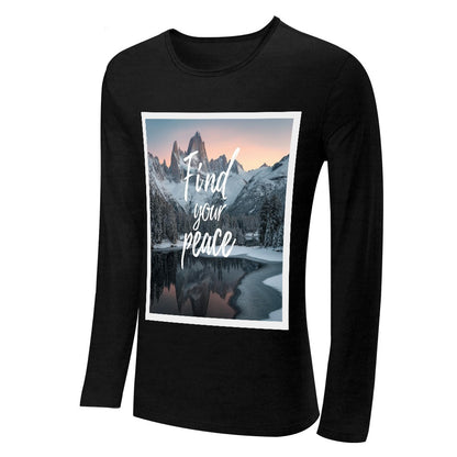 Men's CrewNeck Long Sleeve T-shirt