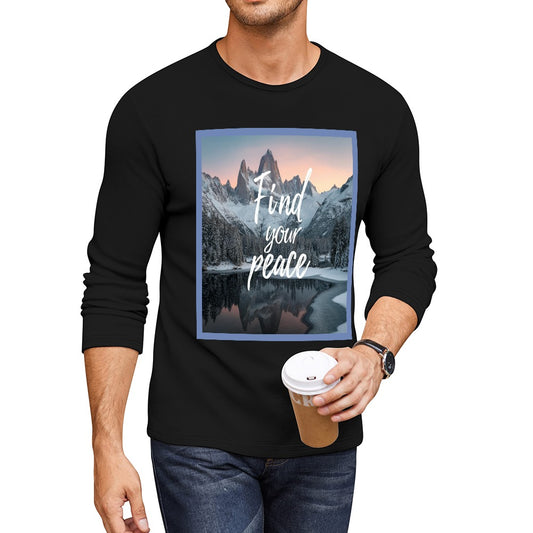 Men's CrewNeck Long Sleeve T-shirt